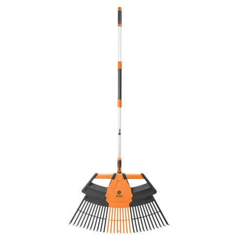Telescoop tuinrakel voor bladeren en gras – 3in1 – QUEST tuinsysteem