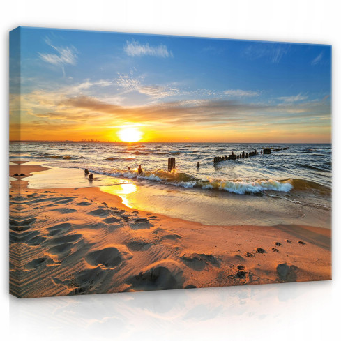 120x80 tela canvas natura spiaggia mare