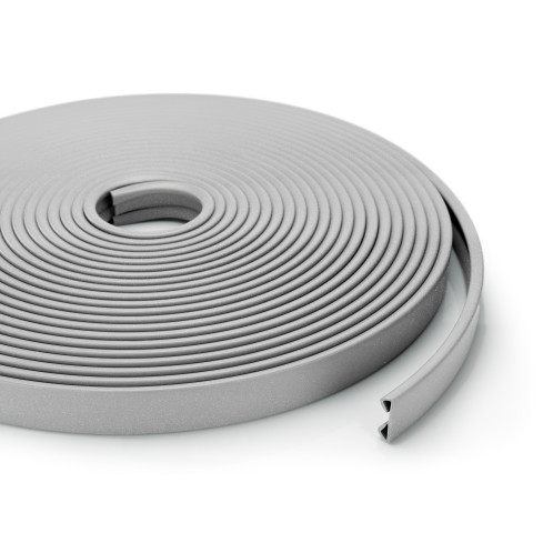 Tira de PVC para gradeamento STANDARD 40x8mm prata