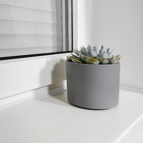 PVC self-adhesive mounting and finishing strip on foam tape 10/10 5m - white