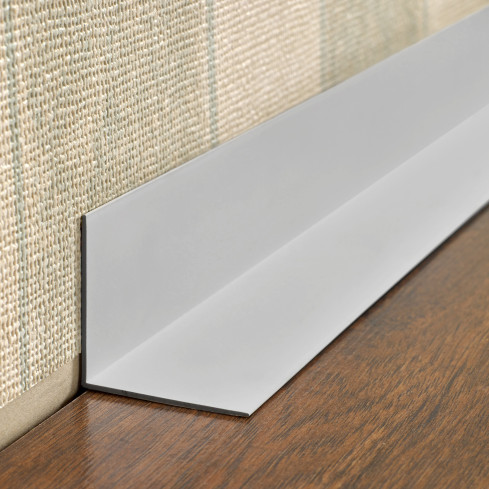 Perfil angular de PVC rigido, granate autoadhesivo, ángulo rígido, perfil decorativo en forma de L, con adhesivo en el lado exterior KTZ