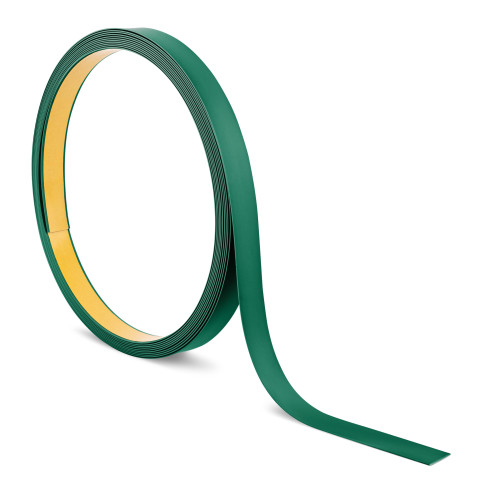 Platte strip PVC, zelfklevend, groen, platte stang, PP