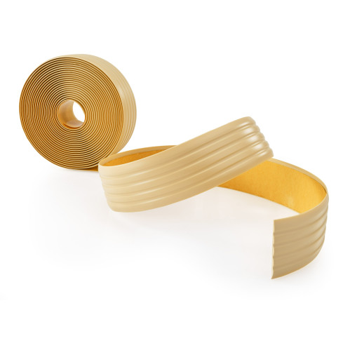 Antislip trapstrips PVC, 5 m, romig, zelfklevend, antislip strook, LAP