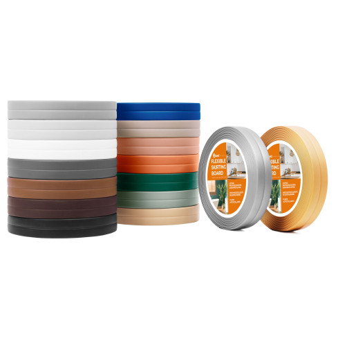 PVC zelfklevende sierstrips 10/10, groen 5m