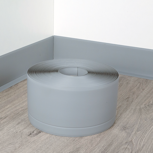 Skirting Board Self-Adhesive PVC 100x25mm Grey