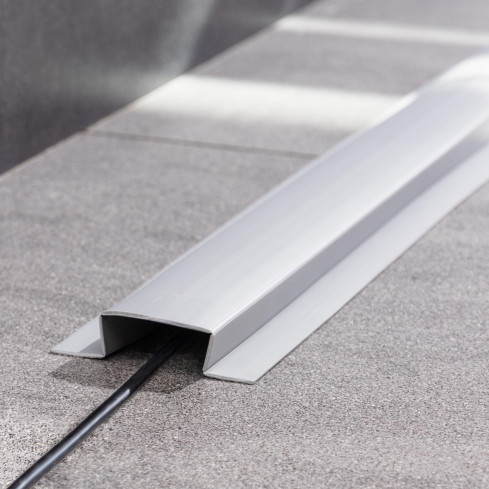 PVC Multifunctional Trim 2in1 – Self-Adhesive Finishing Panel, 110Mm,  Brick Red