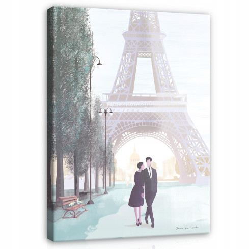Image Eiffel Tower Paris For Living Room Canvas 60x40