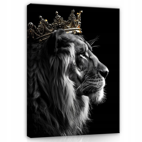 wall panel painting lion king motivational for bedroom living room 60x40