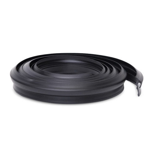Vensterbankafdichting PVC, Afdichtingsprofiel, afdichtings strip, 1 m, zwart