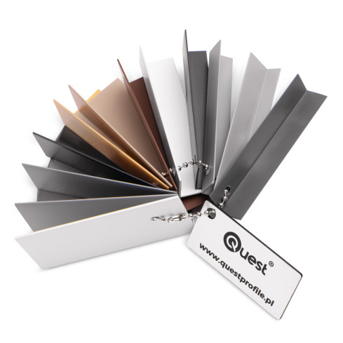 Ángulo de plástico duro PVC Muestra (KT-KTK-KTZ10,15,20,25,30,35,40,50), multicolor