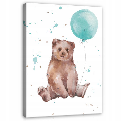 Painting FOR CHILDREN'S ROOM Bear Canvas 60x40