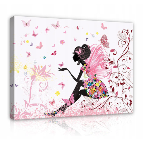 Image FOR A CHILD'S ROOM Girls Canvas 100x70