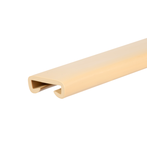 Ledstångsprofil PVC 40x8 mm, 1 m, romig, trapleuningstrip, handrailprofiel, PREMIUM