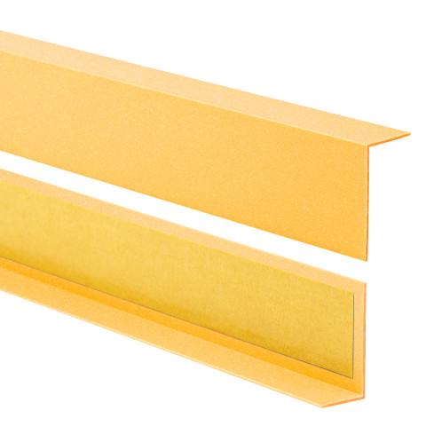 Perfil angular de PVC rigido, oro autoadhesivo, ángulo rígido, perfil decorativo en forma de L, protección de bordes