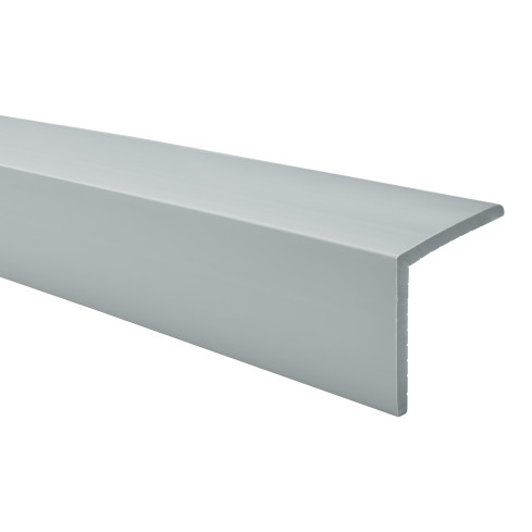 PVC wandprofiel – hoekstrip voor wanden, onderdeel van trapsysteem, LZ, grijs