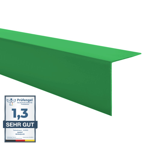 Perfil angular de PVC, hierba ángulo rígido, perfil decorativo en forma de L, protección de bordes KT