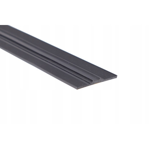 Afdichting voor polycarbonaat PVC, zelfklevende, PW01, 1 m, zwart