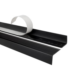 Angle Stair Edge Profile PVC Self-adhesive Nosing Anti Slip Edging Rubber 40x25 