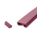 Končna obloga za stebriček ograje iz PVC, končni pokrovček za profil ograje PREMIUM, 40x8, burgundska barva