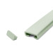 Povrchová úprava pre stĺpik zábradlia z PVC, koncovka pre profil zábradlia PREMIUM, 40x8, svetlozelená