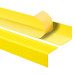 Perfil de escada de PVC 50x42 mm, biqueira de escada autoadesiva antiderrapante, RGP, amarelo