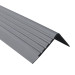 Non-slip stair nosing, 40x40mm, 150cm, dark grey