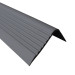 Non-slip stair nosing 70x40mm, 150cm, dark grey