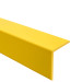 Profilo angolare in PVC tipo L listello di protezione, protezione per bordi KM, giallo
