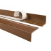 Libisemiskindel trepiprofiil liimiga, 48x42mm, pruun,
