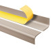 Perfil de escada de PVC 52x40 mm, biqueira de escada autoadesiva antiderrapante, RGPT, bege