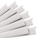 Conjunto: Perfis Antiderrapantes Auto-Adesivos para Escadas, branco, 40x25 mm, 100 cm