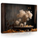 IMAGE OF FLOWERS IN A VASON BEAUTIFUL ON A FLAT WALL SITING ROOM 40x30