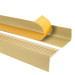 Nedrseči profil za stopnice z lepilom, 50x42 mm, krem barve,