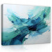ABSTRACT IMAGE BLUE TURKISH ON WALL PLATE SITTING ROOM 120x80