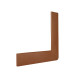 Interior wall element P2, brown
