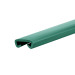 Perfil corrimão de PVC LUX 40x8 mm, 1 m, verde, revestimento do corrimão