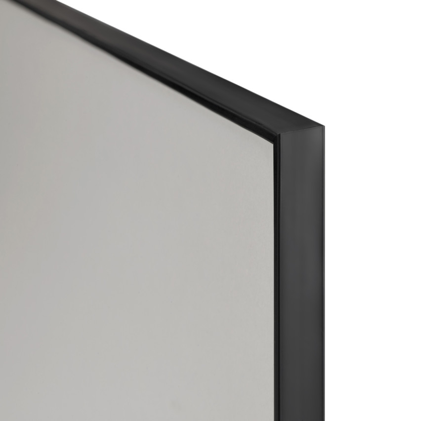 Nábytkový profil C 18 mm, černý s lepicí páskou, délka 5 m