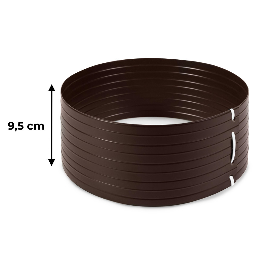 PVC irrigation circle - cultivation ring - brown