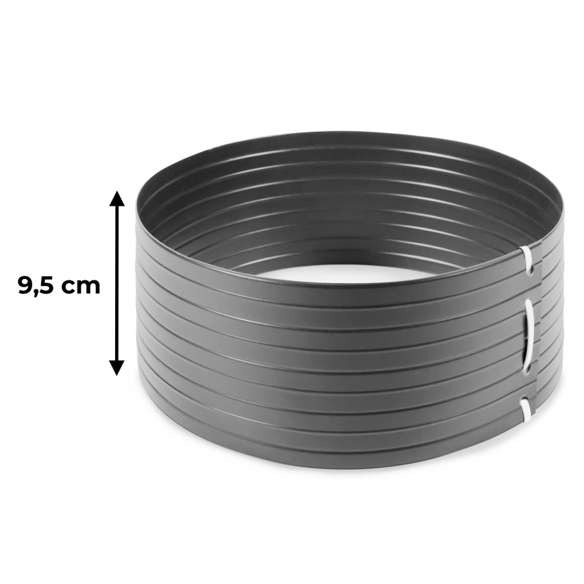 PVC irrigation circle - cultivation ring - gray