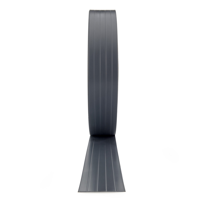 Tvrdé PVC pásy na ochranu súkromia Súkromie Roll Double Bar Plot Záhradné plotové pásy Výška 4,75 cm Hrúbka: 1,5 mm, Grafitová RAL7016