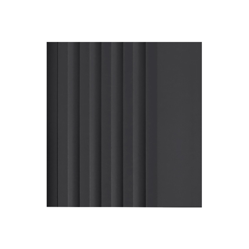 Anti-slip stair profile, warning, 55x40mm ,150cm, black