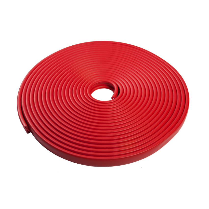 PVC madlo na zábradlí PREMIUM, 40x8mm, 1m, červená