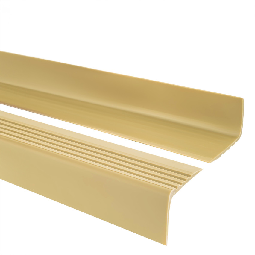 Antislip trapprofiel 50x42mm 150cm crème