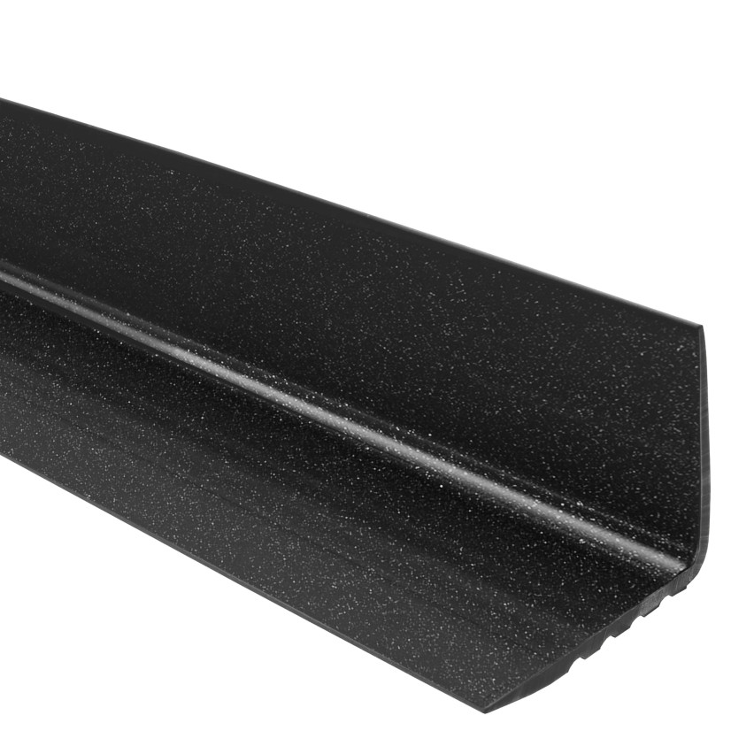 RGP anti-slip stair profile 1.5m black/silver