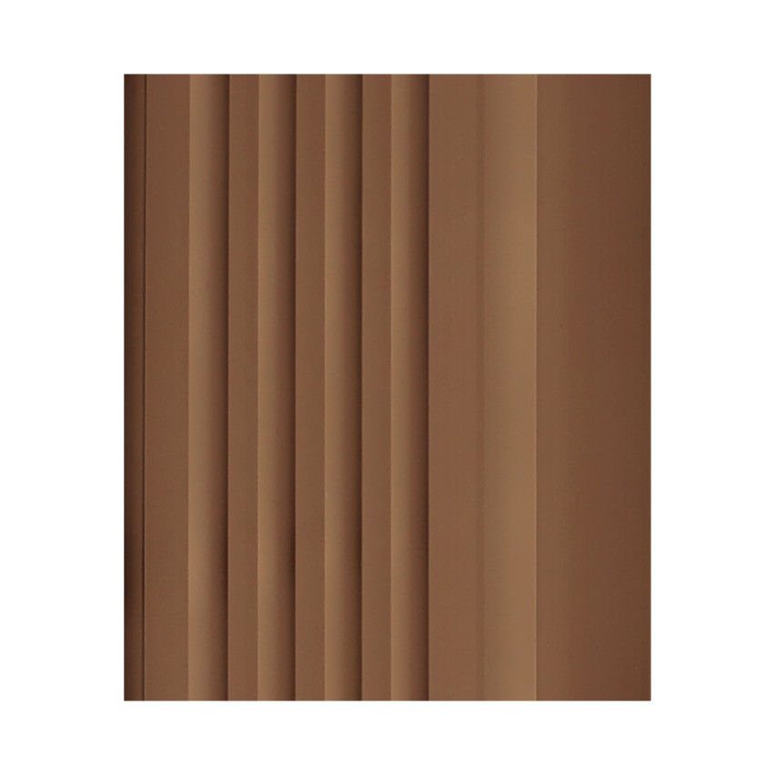 Non-slip stair nosing, 48x42mm, 150cm, brown