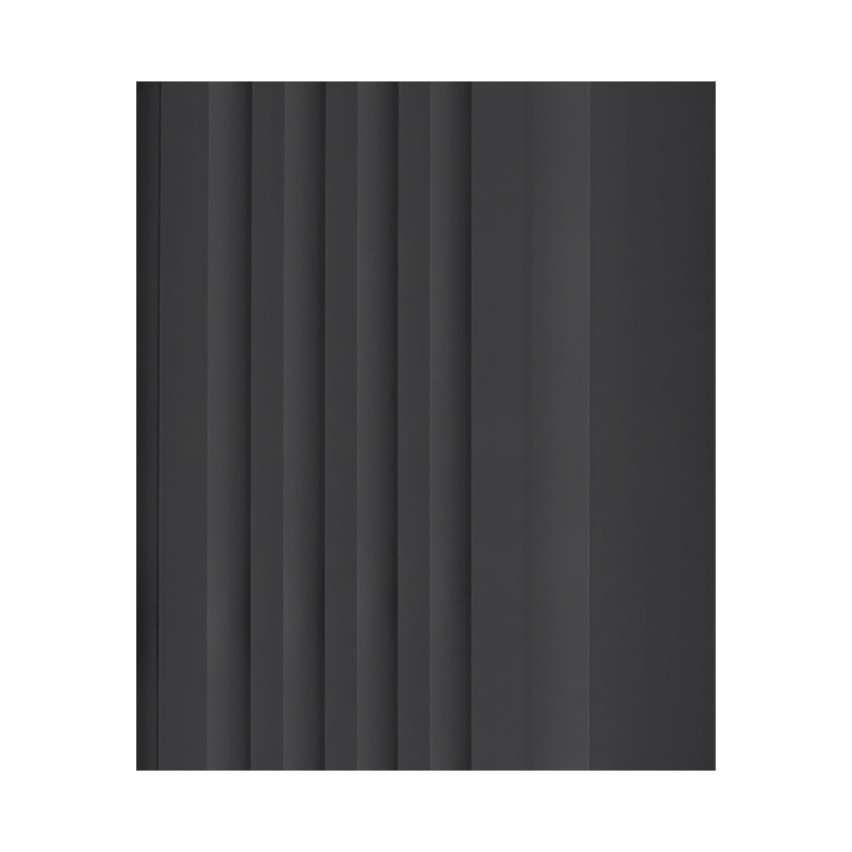 Non-slip stair nosing, 48x42mm, 150cm, black