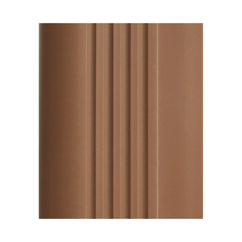 Non-slip stair nosing 40x42mm, 150cm, brown