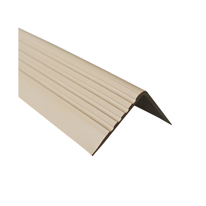 Non-slip stair nosing, 50x42mm, 150cm, beige