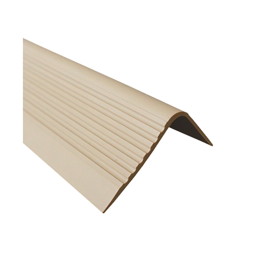 Non-slip stair nosing 70x40mm, 150cm, beige