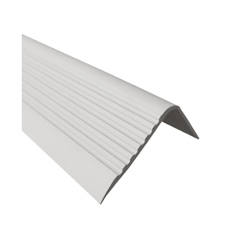 Non-slip stair nosing 70x40mm, 150cm, grey